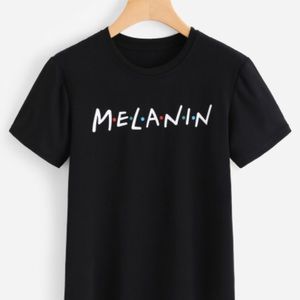 Medium black T shirt